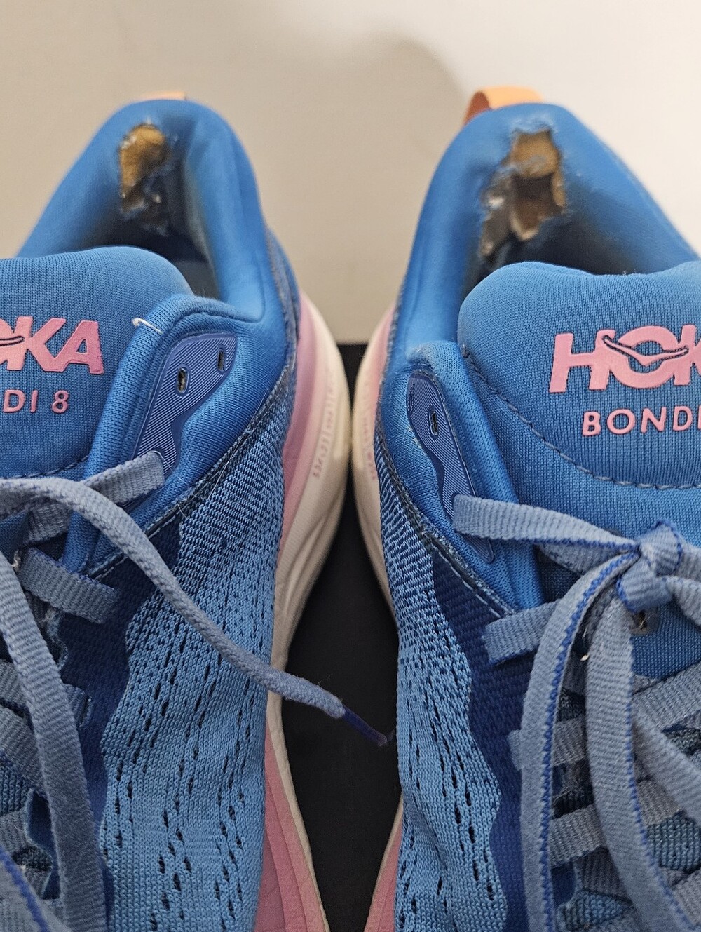 Hoka Bondi 8 Women's Running Shoes Coastal Sky/All Aboard Size 9 Sneaker - Picture 4 of 8